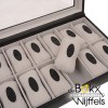 horloge box 12st kunstleer met venster - 54633 horloge box 12st kunstleer met venster - 54633
