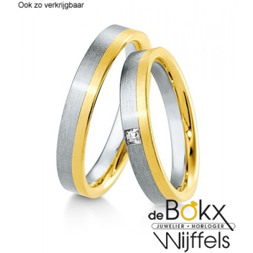 diamanten trouwringen roze goud - 56918 diamanten trouwringen roze goud - 56918