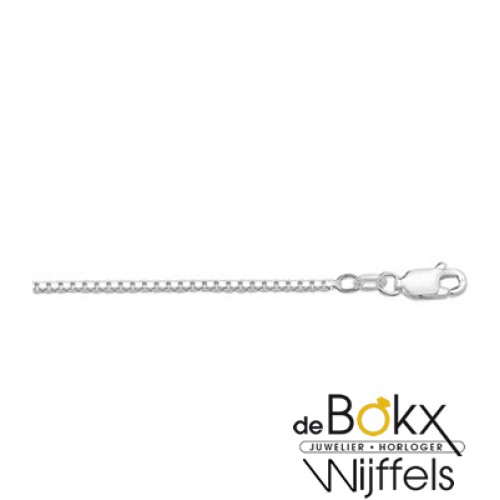 Zilveren venetiaanse ketting 50cm - 53890 Zilveren venetiaanse ketting 50cm - 53890