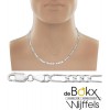 50cm ketting met figaro schakel in zilver - 54473 50cm ketting met figaro schakel in zilver - 54473