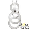 Speelse cirkel hanger van bastian inverun in zilver - 54340 Speelse cirkel hanger van bastian inverun in zilver - 54340