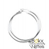 oorbellen zilver (grote ringen) 50mm - 56558 oorbellen zilver (grote ringen) 50mm - 56558