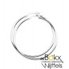 oorbellen zilver (grote ringen) 50mm - 56558 oorbellen zilver (grote ringen) 50mm - 56558
