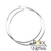 oorbellen zilver (grote ringen) 60mm - 56559 oorbellen zilver (grote ringen) 60mm - 56559