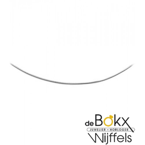 Collier Omega Rond Zilver 50cm - 54954 Collier Omega Rond Zilver 50cm - 54954