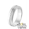 trouwring zilver met diamant - 55459 trouwring zilver met diamant - 55459