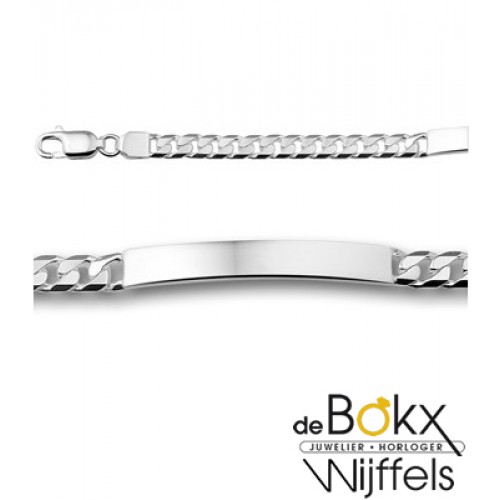 Graveerarmband Gourmet 20 cm plaat 6mm - 53454 Graveerarmband Gourmet 20 cm plaat 6mm - 53454