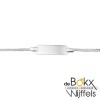Kinder graveerarmband zilver gourmet 9-11cm - 57620 Kinder graveerarmband zilver gourmet 9-11cm - 57620