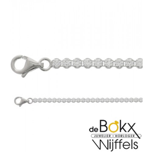 Zilver tennisarmband met zirkonia - 55295 Zilver tennisarmband met zirkonia - 55295
