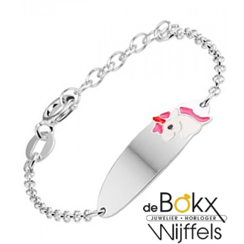 Graveer armband eenhoorn / unicorn - 57134 Graveer armband eenhoorn / unicorn - 57134