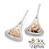 Breuning oorknoppen hangend met rozé accent - 54409 Breuning oorknoppen hangend met rozé accent - 54409