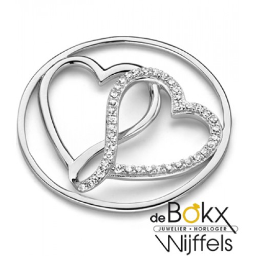 my imenso insignia hartjes 24mm zilver - 55980 my imenso insignia hartjes 24mm zilver - 55980