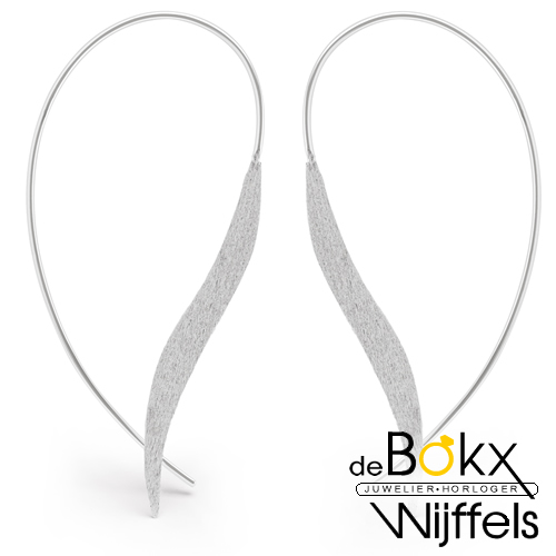 bastian inverun doortrek oorbel zilver lang - 54789 bastian inverun doortrek oorbel zilver lang - 54789