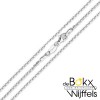 Lange zilveren ketting 60cm - 52829 Lange zilveren ketting 60cm - 52829
