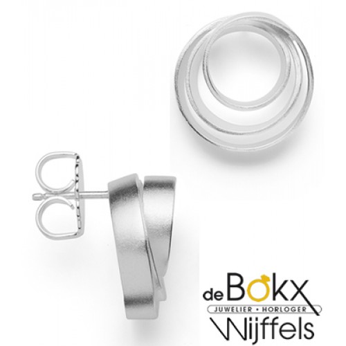 Oorbellen zilver van bastian inverun - 57155 Oorbellen zilver van bastian inverun - 57155