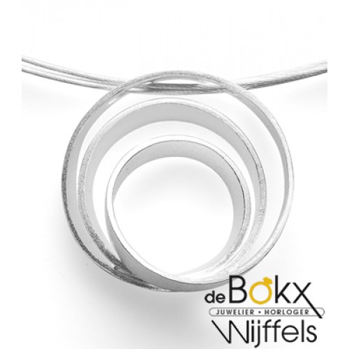 Ketting met hanger zilver van bastian inverun - 57156 Ketting met hanger zilver van bastian inverun - 57156