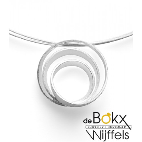 Ketting met hanger zilver van bastian inverun - 57156 Ketting met hanger zilver van bastian inverun - 57156
