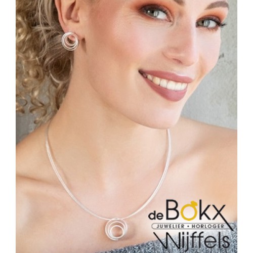 Ketting met hanger zilver van bastian inverun - 57156 Ketting met hanger zilver van bastian inverun - 57156