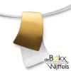 Hanger zilver met goud van bastian inverun - 58266 Hanger zilver met goud van bastian inverun - 58266