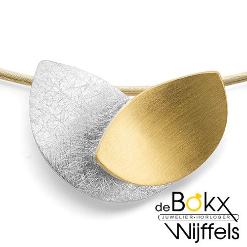 Bastian Hanger verguld, gematteerd en krasmat 925 / - sterling zilver - 54333 Bastian Hanger verguld, gematteerd en krasmat 925 / - sterling zilver - 54333