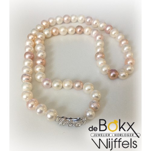 Zoetwater parel collier van 49cm - 51301 Zoetwater parel collier van 49cm - 51301