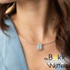 bastian ketting met hanger in zilver en een blauwe topaas 42cm - 54338 bastian ketting met hanger in zilver en een blauwe topaas 42cm - 54338
