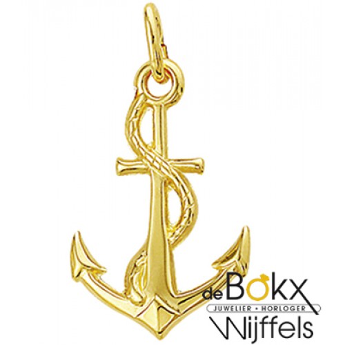 Anker hanger in goud - 56422 Anker hanger in goud - 56422
