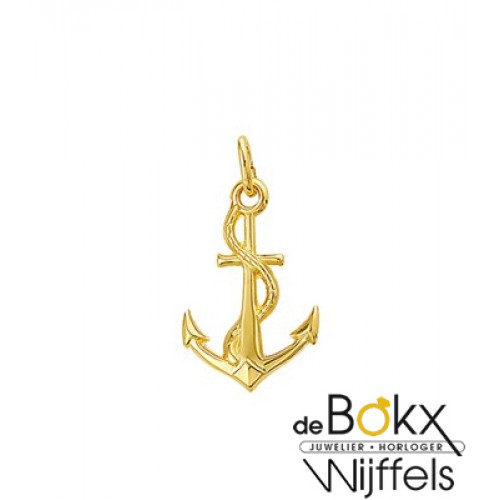 Anker hanger in goud - 56422 Anker hanger in goud - 56422