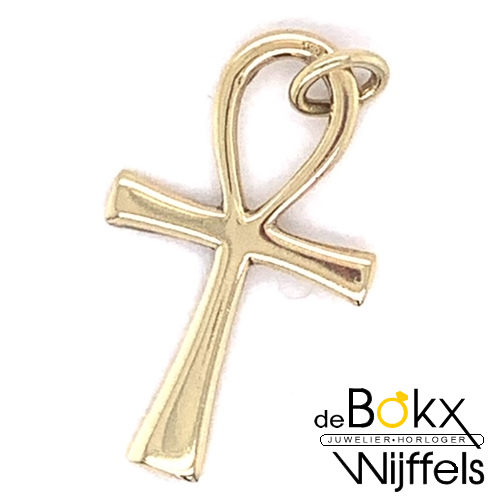 Ankh kruis hanger goud - 57643 Ankh kruis hanger goud - 57643