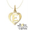 Hartjes hanger goud letter E - 57333 Hartjes hanger goud letter E - 57333