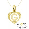 Hartjes hanger goud letter G - 57328 Hartjes hanger goud letter G - 57328