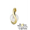 Zoetwaterparel hanger met geelgoud. - 56126 Zoetwaterparel hanger met geelgoud. - 56126