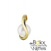 Zoetwaterparel hanger met geelgoud. - 56126 Zoetwaterparel hanger met geelgoud. - 56126