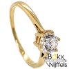 Damesringen geelgoud met zirkonia maat 59 - 54846 Damesringen geelgoud met zirkonia maat 59 - 54846