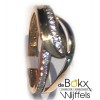 Geelgoud damesringen zirkonia maat 52 - 55719 Geelgoud damesringen zirkonia maat 52 - 55719