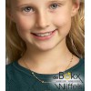 Gouden ketting met hartjes 36-38cm - 57076 Gouden ketting met hartjes 36-38cm - 57076