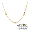 Gouden ketting met hartjes 36-38cm - 57076 Gouden ketting met hartjes 36-38cm - 57076