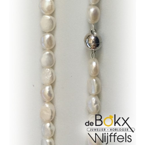 Barok Parelketting zoetwater met magneetsluiting - 56518 Barok Parelketting zoetwater met magneetsluiting - 56518