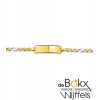 Gouden graveer baby armband 13 - 15cm - 50190 Gouden graveer baby armband 13 - 15cm - 50190