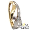 Gouden dames ring met zirkonia maat 54 - 52091 Gouden dames ring met zirkonia maat 54 - 52091
