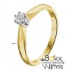 Gouden ring met diamant maat 53 - 56819 Gouden ring met diamant maat 53 - 56819