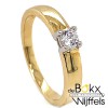 Verlovingsring bicolor goud met zirkonia maat 59 - 54868 Verlovingsring bicolor goud met zirkonia maat 59 - 54868