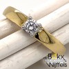 Verlovingsring bicolor goud met zirkonia maat 59 - 54868 Verlovingsring bicolor goud met zirkonia maat 59 - 54868