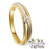 diamanten ring in geel en wit goud - 53076 diamanten ring in geel en wit goud - 53076