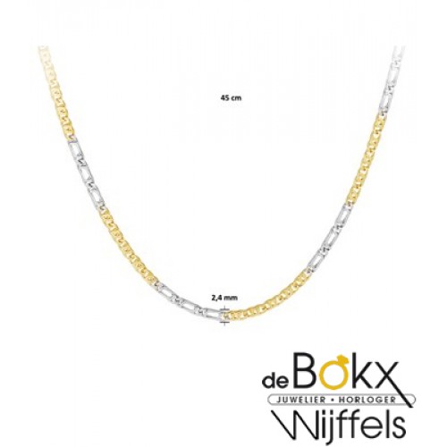 gouden ketting dames valkenoog 45cm - 56912 gouden ketting dames valkenoog 45cm - 56912