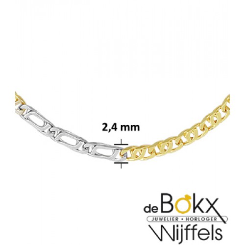 gouden ketting dames valkenoog 45cm - 56912 gouden ketting dames valkenoog 45cm - 56912