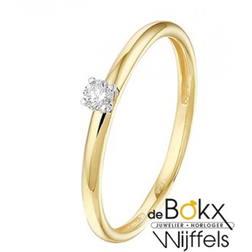 Diamanten ring goud dames - 56820 Diamanten ring goud dames - 56820