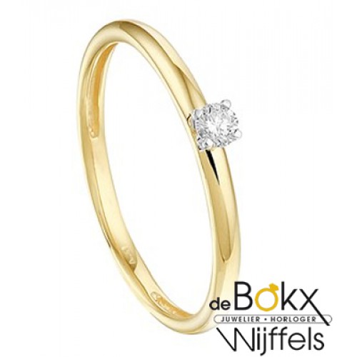 Diamanten ring goud dames - 56820 Diamanten ring goud dames - 56820