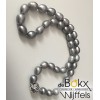 Grijze parel collier zoetwater grijs 9-11mm - 56519 Grijze parel collier zoetwater grijs 9-11mm - 56519
