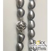 Grijze parel collier zoetwater grijs 9-11mm - 56519 Grijze parel collier zoetwater grijs 9-11mm - 56519